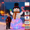 thumbnail image 3 of Muñeco de Nieve Inflable con Ventilador FOCIE 3.7 m con Luces LED, 3 of 7