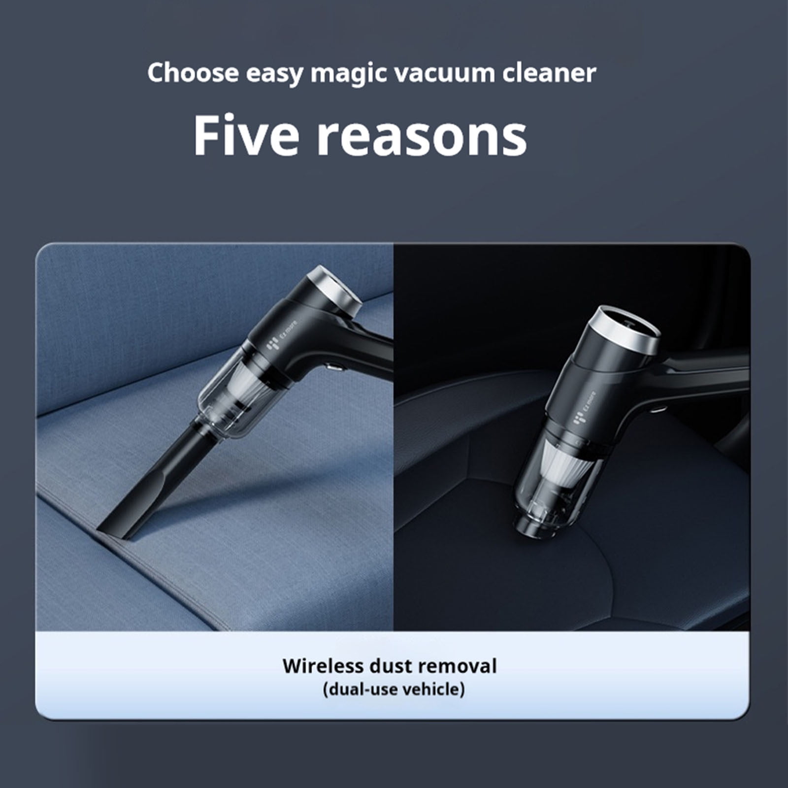 Fuebueo Household Vacuum Cleaners, All-in-one, Lightweight with Powerful Suction ,Removable Vacuum, Carpet Hard Floors Car,Washable Filter,Gift for Men Dad Father