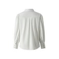 thumbnail image 4 of VISgogo Camisa Retro con Manga de Obispo para Mujer, Color Sólido/Estampado de Leopardo Solapa Blusa de Manga Larga con Botones para Damas, S/M/L/XL/XXL VISgogo moda, 4 of 9
