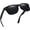 A01-matte Black Simple Packaging, variant on Square Sunglasses, UV400 Protection, Polarized Lenses