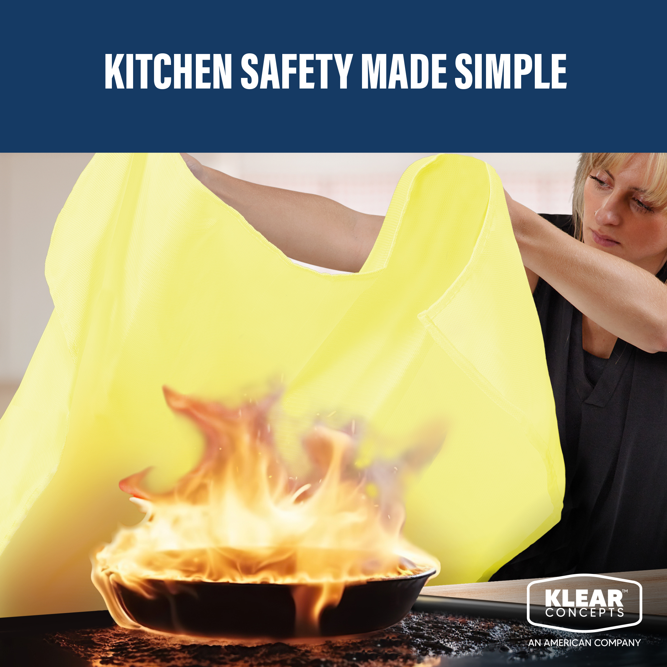 Klear Concepts Silicone Fire Blanket 40x40 in Partnership with the National Parks Foundation
