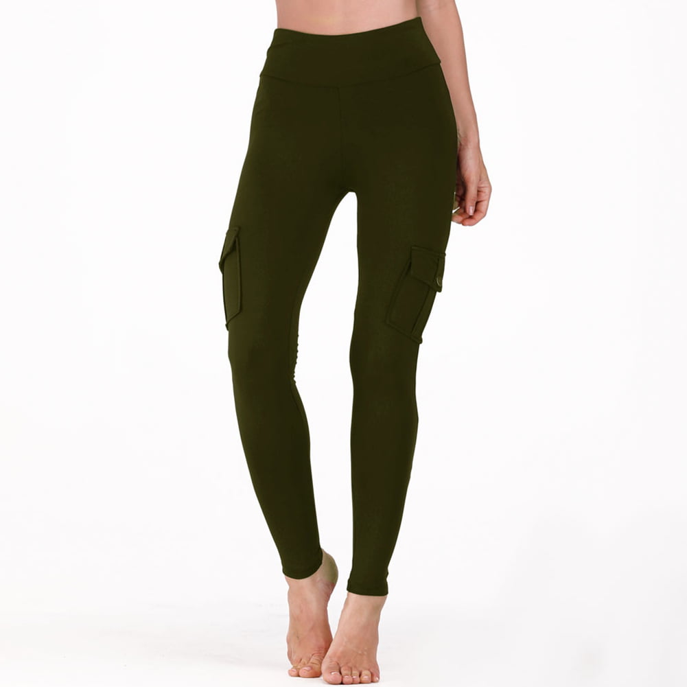 Details about   Women Fashion Pocket Yoga Pants High Elastic Hip Slim Sweat Pant Sports Dance US 