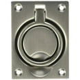 thumbnail image 1 of Baldwin 0395452 Flush Ring Pull, Distressed Antique Nickel, 1 of 1