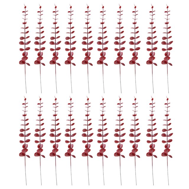 LCXmlly Self Adhesive Tape Realistic Artificial Leaves Set Not Wither Nonfading Decorative Eucalyptus Party Decoration