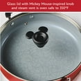 thumbnail image 6 of Farberware Disney Bon Voyage 4.5 Quart Ceramic Nonstick Saute Pan with Helper Handle and Lid, Dishwasher Safe, Red, 6 of 16