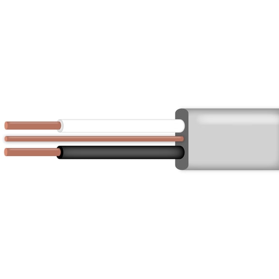 Wirenco 12/2 UF-B Wire, Underground Feeder and Direct Earth Burial Cable (100ft Cut)