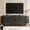 Black, variant on 55 Inch TV Stand with Built-in Power Outlet, Compatible with TVs Up to 60 Inches, Modern Entertainment Center with Adjustable Shelves, Storage Space, and Sliding Doors, Walnut