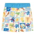 thumbnail image 2 of Disney Lilo & Stitch Baby Boys' Swimwear 2-Piece Rash Guard and Swim Trunks Set Aqua Scrump, 2 of 5