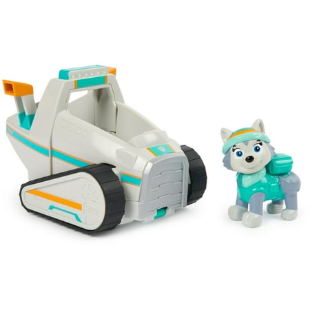 PAW Patrol, Everest’s Snow Plow Play Vehicle, Collectible Toy Car with Action Figure