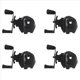 thumbnail image 1 of 4X Carrete de Pesca con Rueda de Gota de Agua 18 + 1 Eje 7.2: 1 High Gear Metal Line Cup Sea Jig Wheel Mano Izquierda, 1 of 5