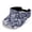 Blue Palm Leaf, variant on Leopard Print Open Top Sun Visor, Polyester Fabric All-Day Wear Sun Visor Hat Lightweight Open Top Visors for Men