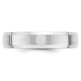thumbnail image 3 of 14k White Gold 5mm Beveled Edge Comfort Fit Wedding Band Size 5.5 WBEC050, 3 of 5