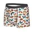 thumbnail image 2 of Wukai Colorful Butterfly Print Men’s Underwear Breathable Boxer Briefs,&nbsp;Moisture Wicking & Breathable-XX-Large, 2 of 7