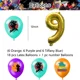 thumbnail image 1 of Globos de decoración para fiesta de cumpleaños de Dragoned Balls Z, vajilla con temática de anime, platos, servilletas, suministros decorativos con globos para baby shower de niños, 1 of 1