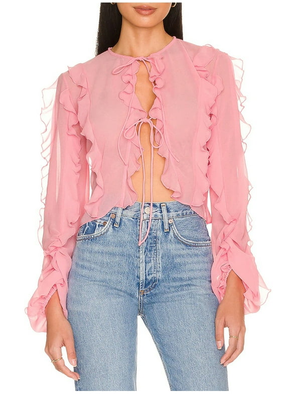 Women S Sheer Blouses