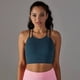 thumbnail image 4 of Sujetador corto deportivo sin costuras para mujer, ropa interior para gimnasio, Fitness, ropa de entrenamiento, espalda cruzada, ropa deportiva tejida para correr, chaleco de Yoga, 4 of 5