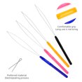 thumbnail image 4 of 10 Pcs Extensiones de cabello Aguja de lazo Herramienta de gancho de tirar Herramienta de lazo de rosca de aguja para cuentas de microenlace de silicona, 4 of 7