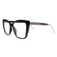 thumbnail image 3 of Gafas de lectura con luz azul AMOMOMA Trendy TR90 de gran tamaño, 3 of 6
