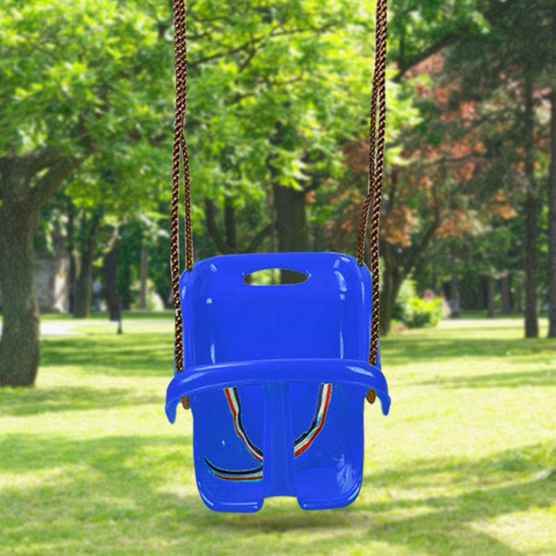 OTVIAP Children's Swing Home High Back Infant Baby Swing Outdoor