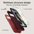 thumbnail image 2 of KOMI for Google Pixel 9/9 Pro Case with 1 Screen Protector, Built-in Slide Camera Cover, Military Grade Drop Protection, Heavy Duty Rugged Shockproof Protective Phone Cover, Red, 2 of 5