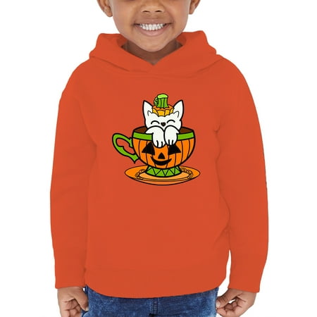 

Pumpkin Cup With A Cat Hoodie Toddler -Rose Khan Designs 2 Toddler