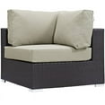 thumbnail image 6 of Modway Convene 9-Piece Aluminum and Rattan Patio Sectional Set in Espresso/Beige, 6 of 7