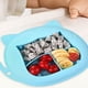 thumbnail image 4 of Platos de silicona para comida de bebé, plato de silicona con ventosa antideslizante para niños con mantel individual apto para microondas, 4 of 5