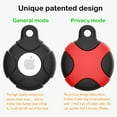 thumbnail image 2 of 4 Pack Silicone Case for AirTag with Keychain Ring, Meokkaebi Waterproof Anti-Scratch Protective Tracker Cover Compatible with AirTags 2021 for Pets, Keys, Luggage, Backpacks(Multiple Colours), 2 of 6