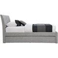 thumbnail image 4 of Meridian Furniture Myles Lit Gigogne Simple en Tissu Chenille Gris, 4 of 9