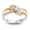 Engagement Ring Only, variant on 3 Stone Engagement Ring  for Women Sterling SilverPromise Ring for Her Ginger Lyne Collection