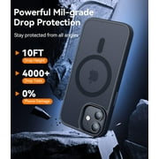 Entronix Phone Case Compatible with Magsafe for Apple iPhone 11 Magnetic Case, Heavy Duty Slim Dual Layer Shockproof Magnetic Case for Apple iPhone 11, Black