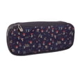 thumbnail image 2 of Lsque Mushrooms3 Printed Big Capacity PU Leather Pencil Case Large Pencil Pouch Stationery Pen Bag Pencil Holder for Teen, 2 of 6
