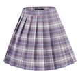 thumbnail image 1 of Falda Urban CoCo para mujer, uniforme plisado a cuadros, talla mini S #3, 1 of 6