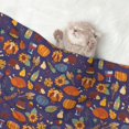 thumbnail image 2 of Rocae Thanksgiving Turkey 2 for Pet Blanket Dog Blanket Cat Blanket Soft Sleep for Small Medium Pet-Medium, 2 of 8