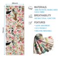 thumbnail image 2 of Chihuahua and Flower Florals Hot Yoga Mat Towel Non Slip for Hot Yoga - Quick-Drying Yoga Mat Cover with 4 Corner Pockets with Travel Bag - Hot Yoga Towel Non Slip 74"x26", 2 of 6