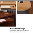 thumbnail image 3 of Ergonomic Keyboard Tray with Wood Top - Adjustable Height 60x26cm, 3 of 5