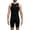 Black, variant on Sholeno Mens 2mm Neoprene Shorty Wetsuit Sleeveless Front Zipper Athletic Swimsuit for Sports Diving Black XL