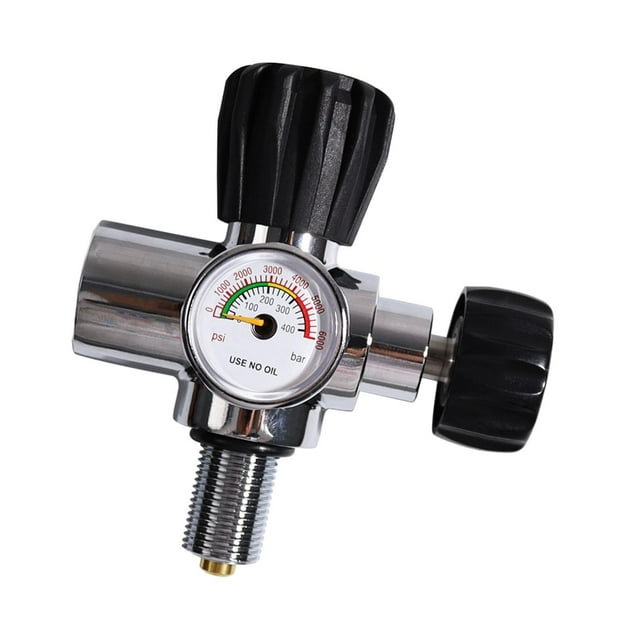 jinwen Connecteur de Plongée Adaptateur 6000PSI Interrupteur Régulateur de Jauge pour Conduite Eau de Mer type A