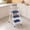 Blue White-3 Step, variant on Kelno 2 Step Ladder 800Lbs Capacity Folding Step Stool with Anti Slip Pedals Safety Handrail, Pure Black