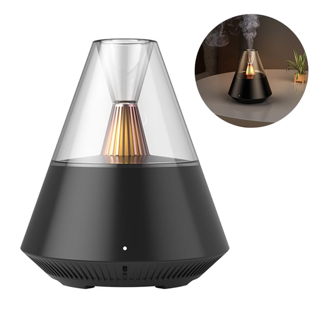 Humidificador Niebla Fría 150 Ml Con Control Remoto Ruido para Yoga en El (negro)