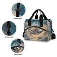thumbnail image 3 of FORMRS Reusable Lunch Bag for Work School Leakproof Insulated Cooler with Adjustable Shoulder Strap, Floating Whale, 3 of 6