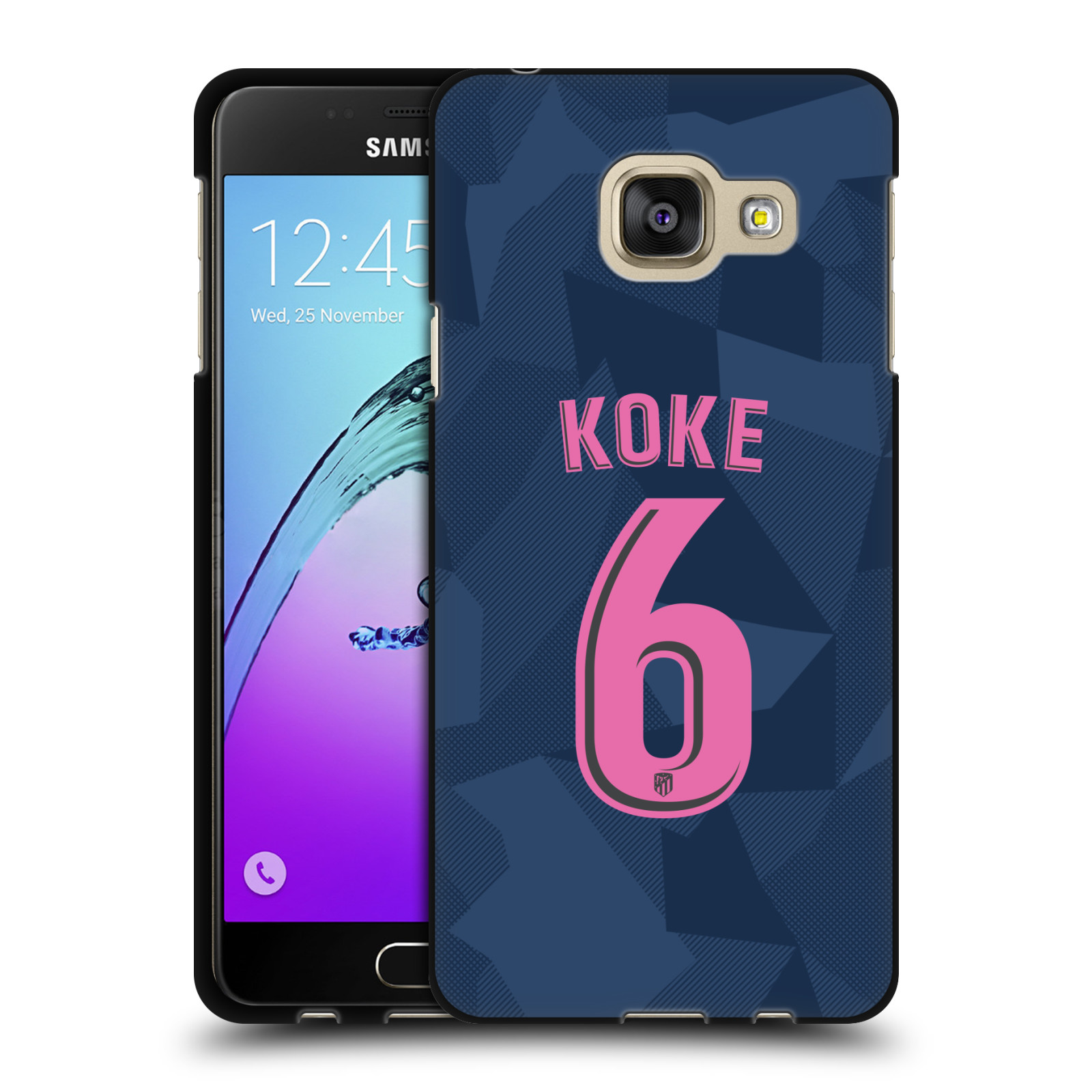 OFFICIAL ATLETICO MADRID 2017/18 PLAYER THIRD KIT 1 BLACK ...