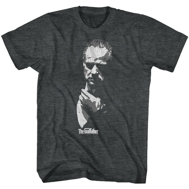 Godfather Shadow Black Heather Adult T-Shirt