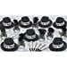 thumbnail image 2 of Beistle 88805BKS50 - Assortiment de Fête Grand Deluxe Argent pour 50, 2 of 4