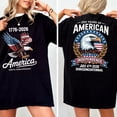 thumbnail image 3 of America 250th Anniversary Shirt, 1776–2026 Patriotic Eagle Tee, Independence Day Comfort Colors T Shirt, USA 250 Years Graphic Tee, 3 of 4
