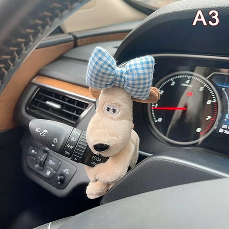 

Creative Pawdog Car Plush Dolls Pilot Decoration Steering Lights Wiper Wye Shiel