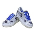 thumbnail image 2 of Women's Cuce White Tennessee Titans Crystal Team Logo Sneakers, 2 of 3