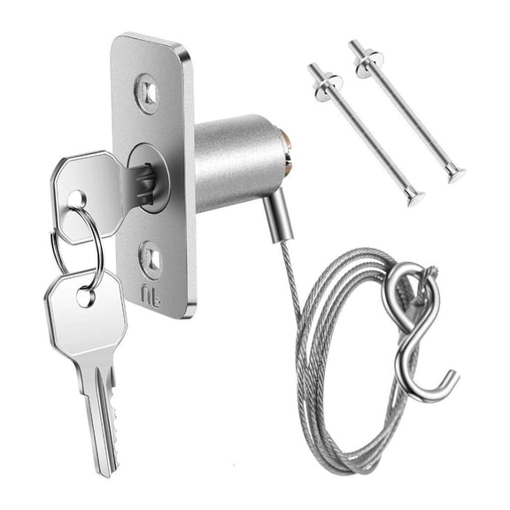 Garage Door Emergency Release Mechanism Stainless Steel Manual Operation No Keyhole