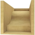 thumbnail image 4 of 11"W x 22"D x 11"H Wide Newport Rough Cedar Woodgrain TimberThane Corbel, Primed Tan, 4 of 6