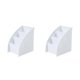 thumbnail image 2 of Inteprter Organizadores de teléfono para llaves de escritorio para el hogar, Mini soporte de almacenamiento de Control remoto, cajas de almacenamiento blanco 2piezas Inteprter CBP103545, 2 of 6